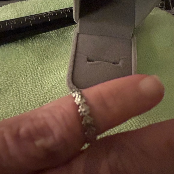 Silver plated 🌸 🌺🌸🌺🌸flowers Toe Ring ‼️adjustable - Picture 5 of 9